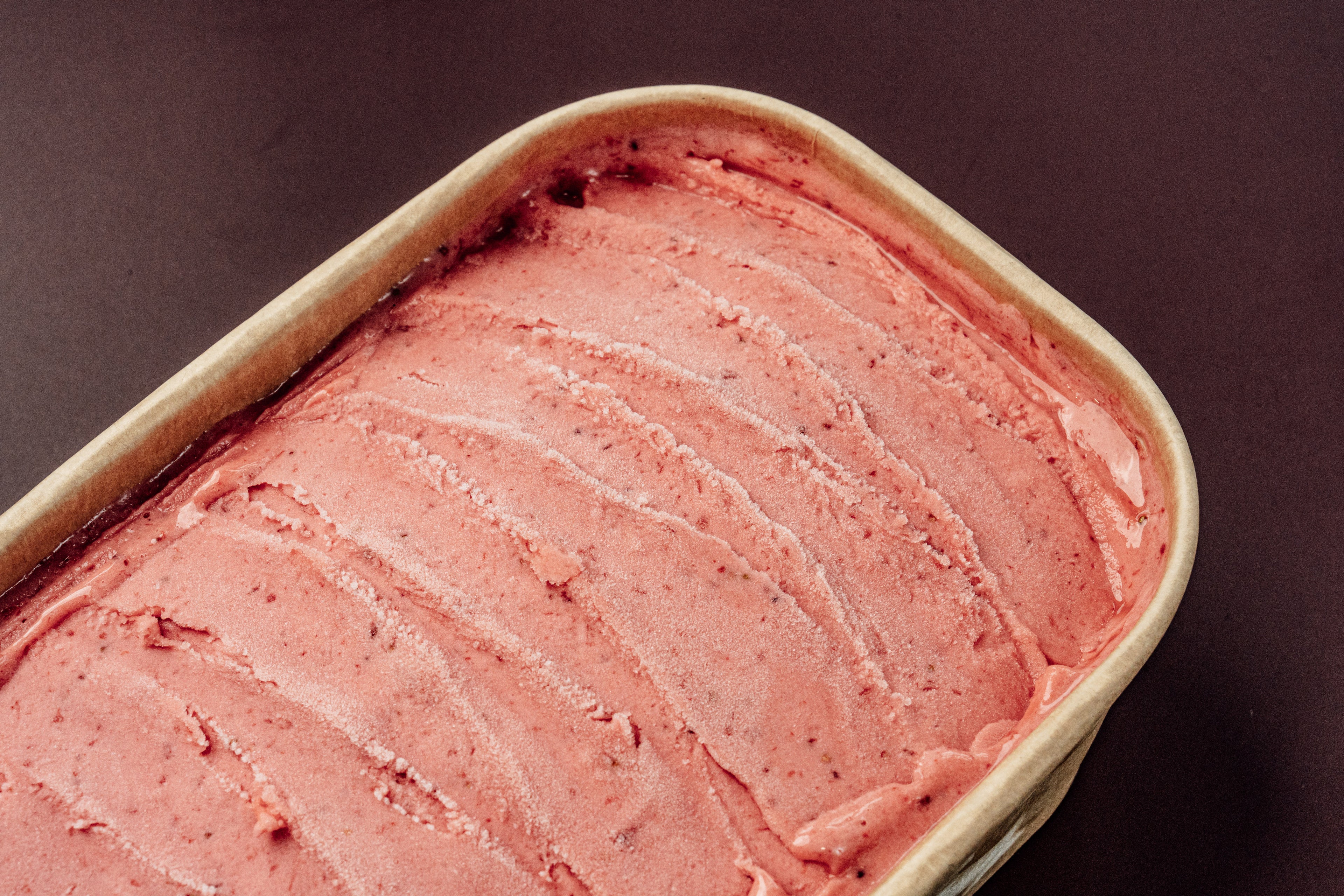 Erdbeersorbet (vegan) 750ml